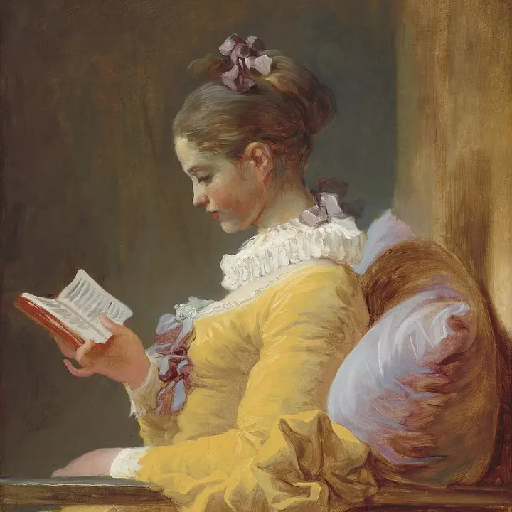Jean-Honoré Fragonard, Okuyan Genç Kız, 1769 civarı