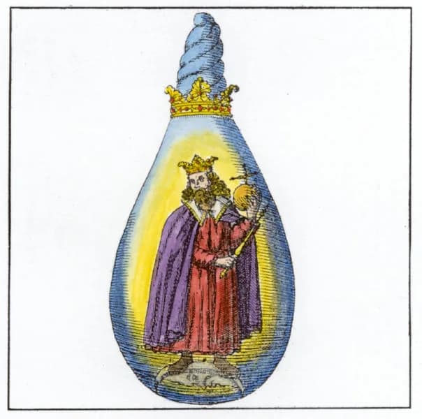 Splendor Solis el yazmasından Kırmızı Kral tasviri