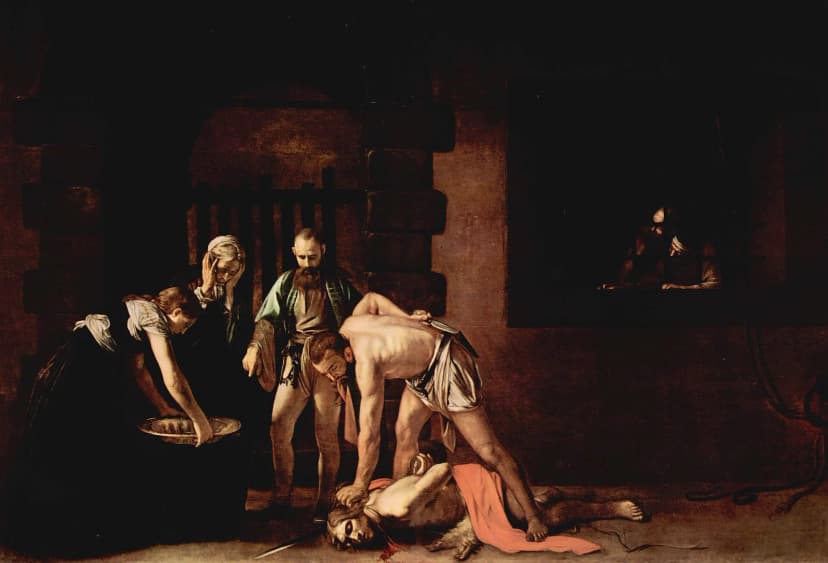 Caravaggio, Vaftizci Yahya'nın Başının Kesilmesi