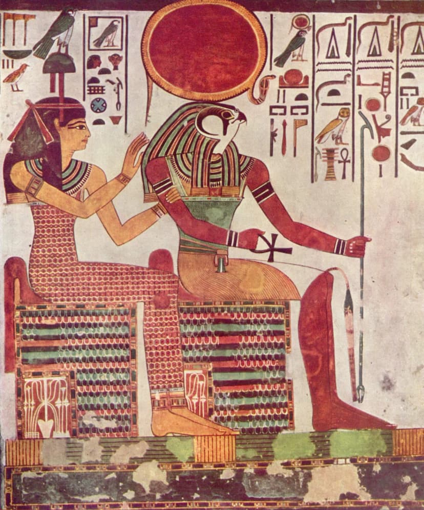 Nefertari mezar odası duvar resmi