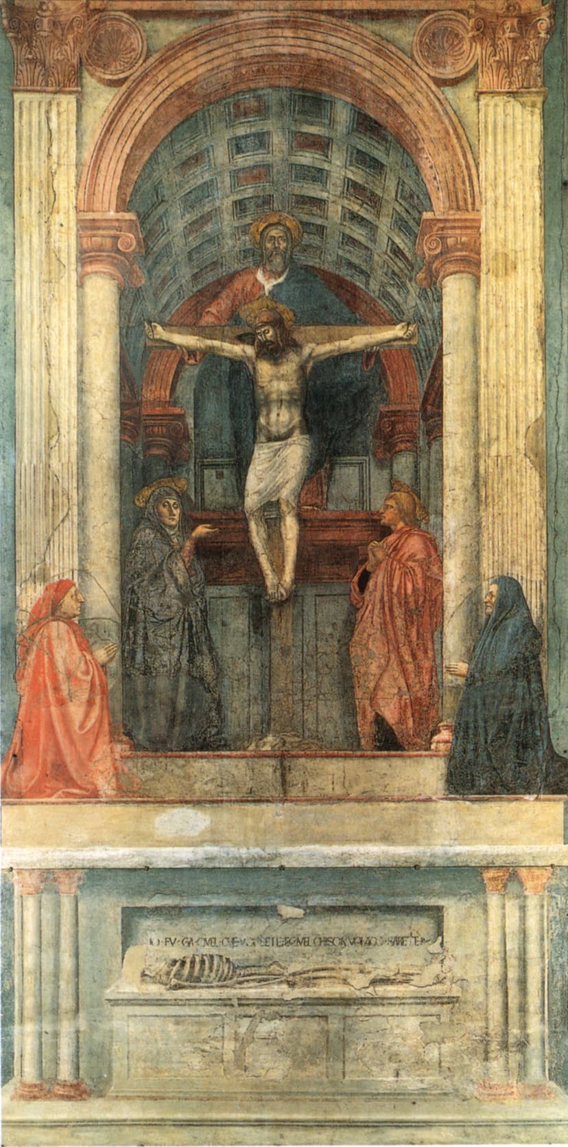Masaccio, Kutsal Üçleme freski