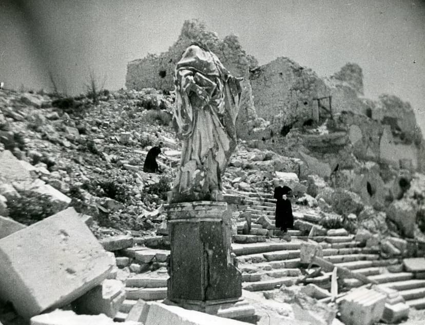 Monte Cassino'daki Aziz Benedikt Manastırı, 1944
