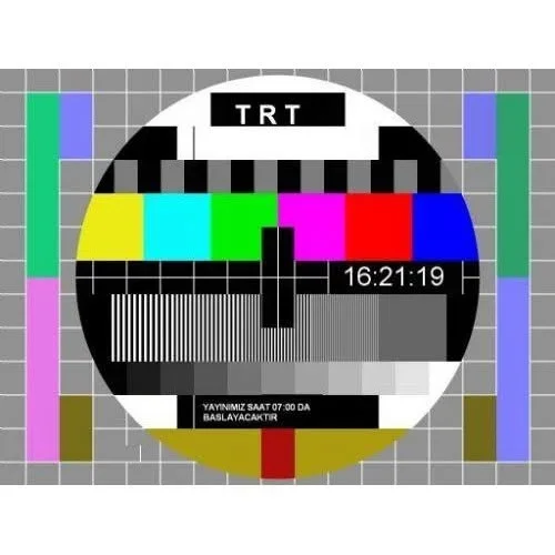 TRT'nin yayın öncesi test kartı