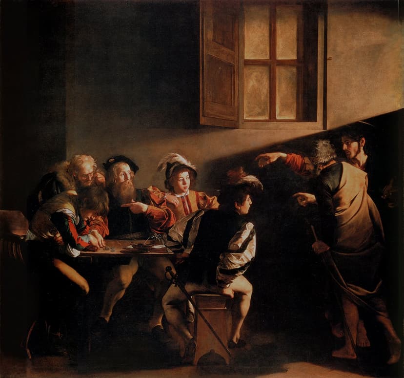 Caravaggio, Aziz Matta'nın Çağrılışı, 1599-1600