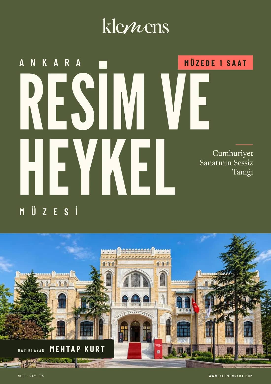Müzede 1 Saat: Ankara Resim ve Heykel Müzesi rehber kapağı